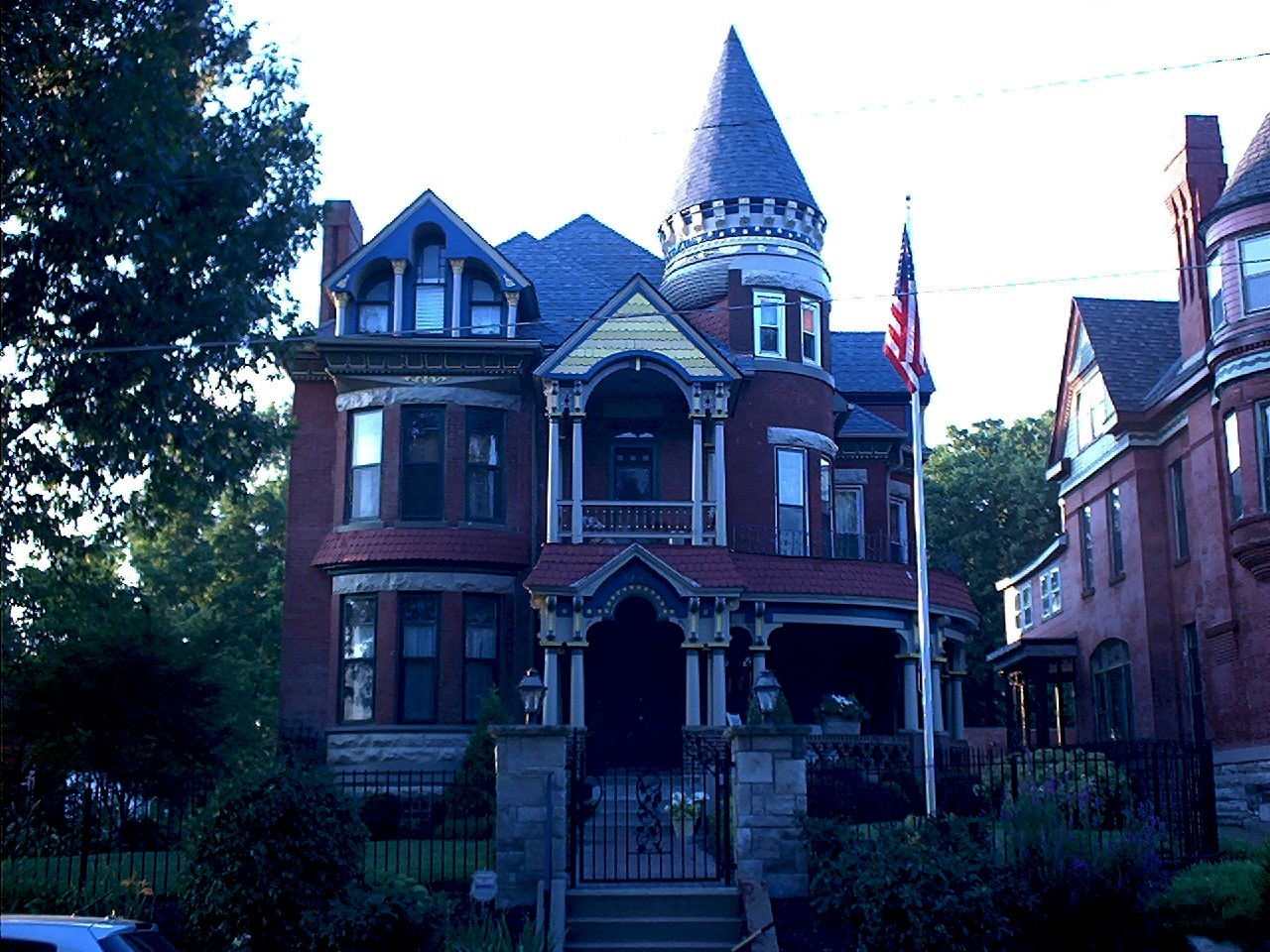 Queen Anne Victorian house at 1836 Pendleton Ave